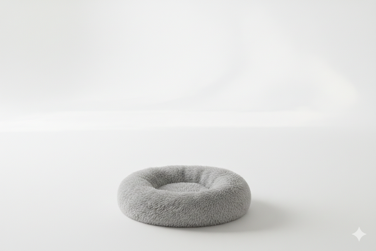Round Winter Dog Bed