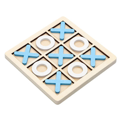 Solid Wooden Tic Tac Toe Game
