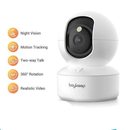 2K Indoor Pet Camera with 360° View