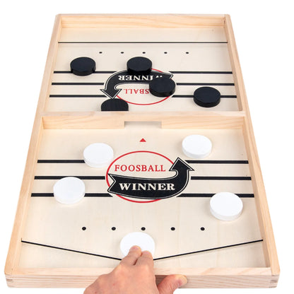 Fast Sling Puck Table Hockey Wooden Party Game