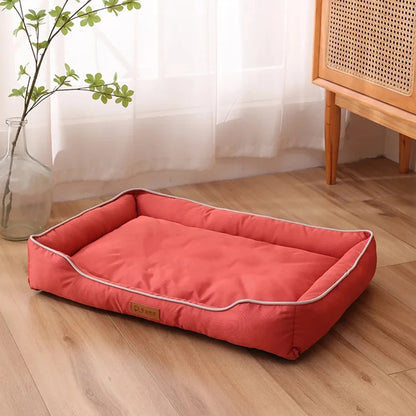 Waterproof Four Season Square Dog Bed for Large Dog