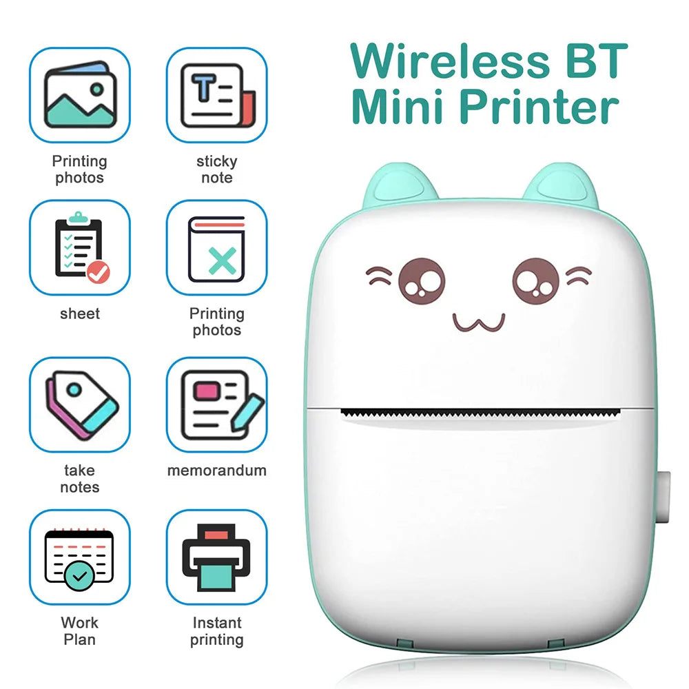 Mini Bluetooth Label Printer