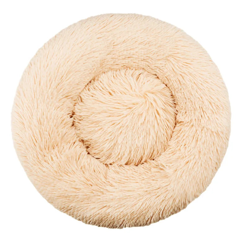 Round Dog Bed Winter Warm