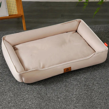 Waterproof Four Season Square Dog Bed for Large Dog