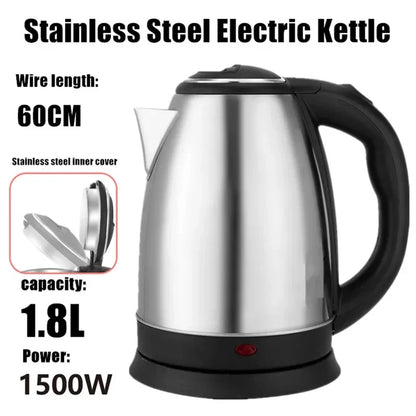 1.8L Stainless Steel Electric Kettle