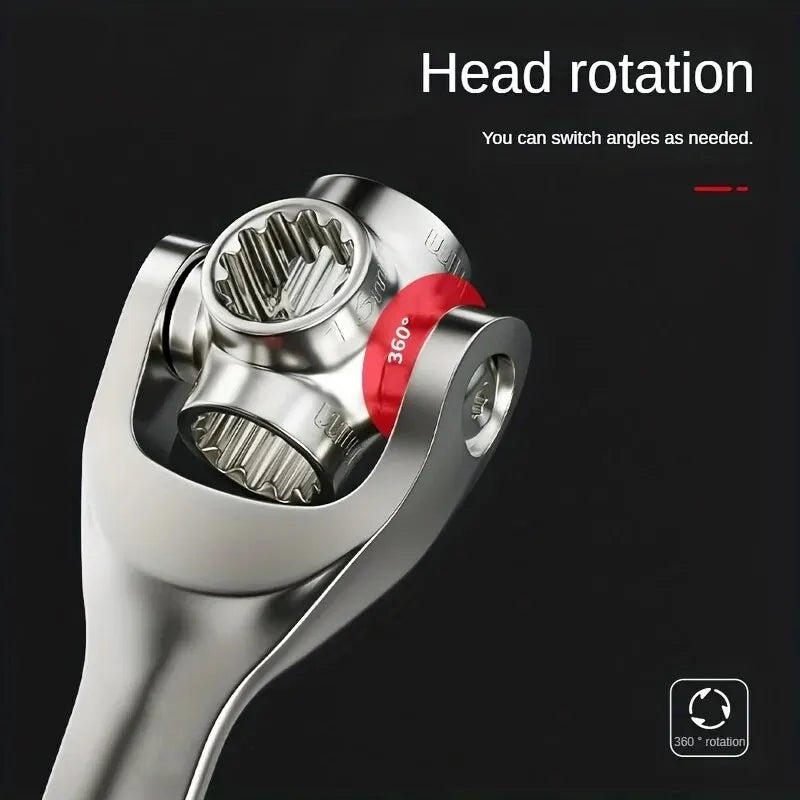 52-in-1 Universal Ratchet Socket Wrench