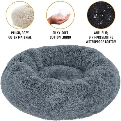 Cozy Round Plush Bed