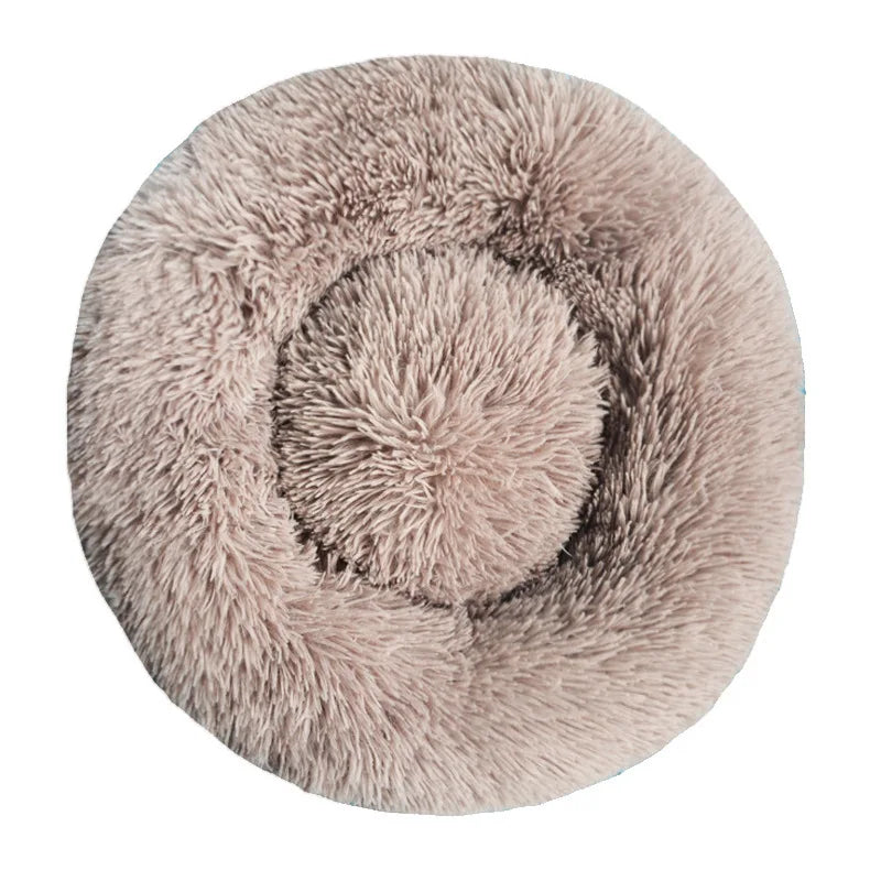 Round Dog Bed Winter Warm
