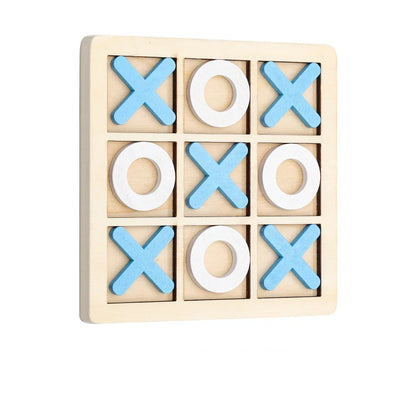 Solid Wooden Tic Tac Toe Game