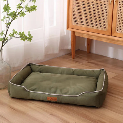 Waterproof Four Season Square Dog Bed for Large Dog