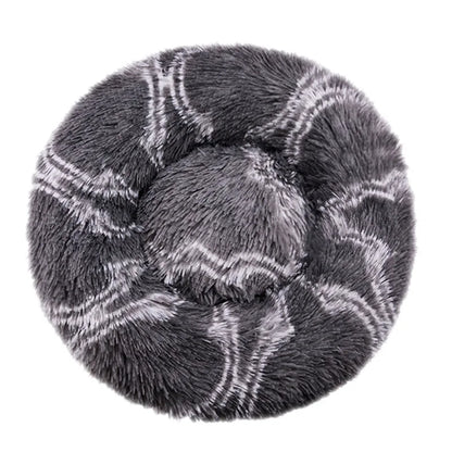 Round Dog Bed Winter Warm