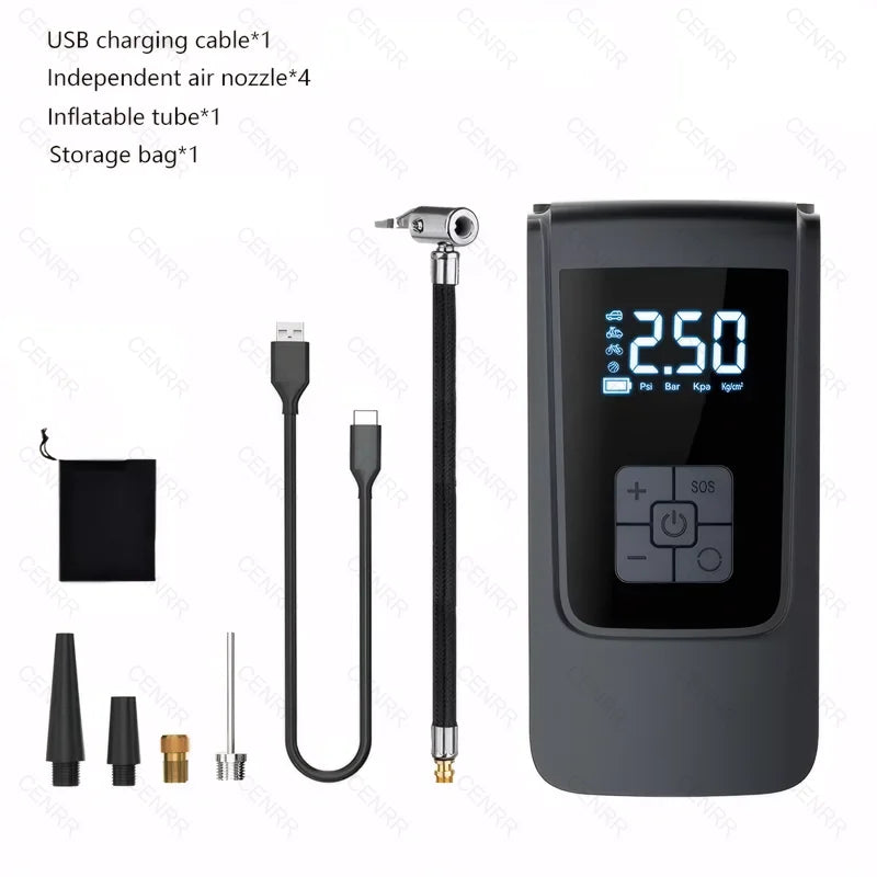 Portable Wireless Car Tire Inflator