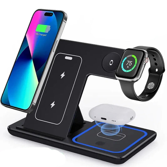 30W Foldable Wireless Charger Stand