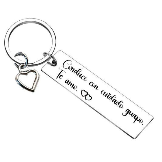 Spanish “Drive Safe” Keychain