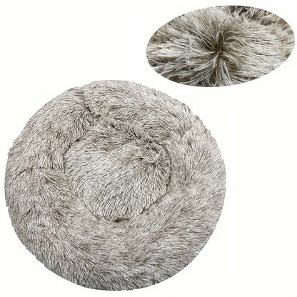 Round Dog Bed Winter Warm