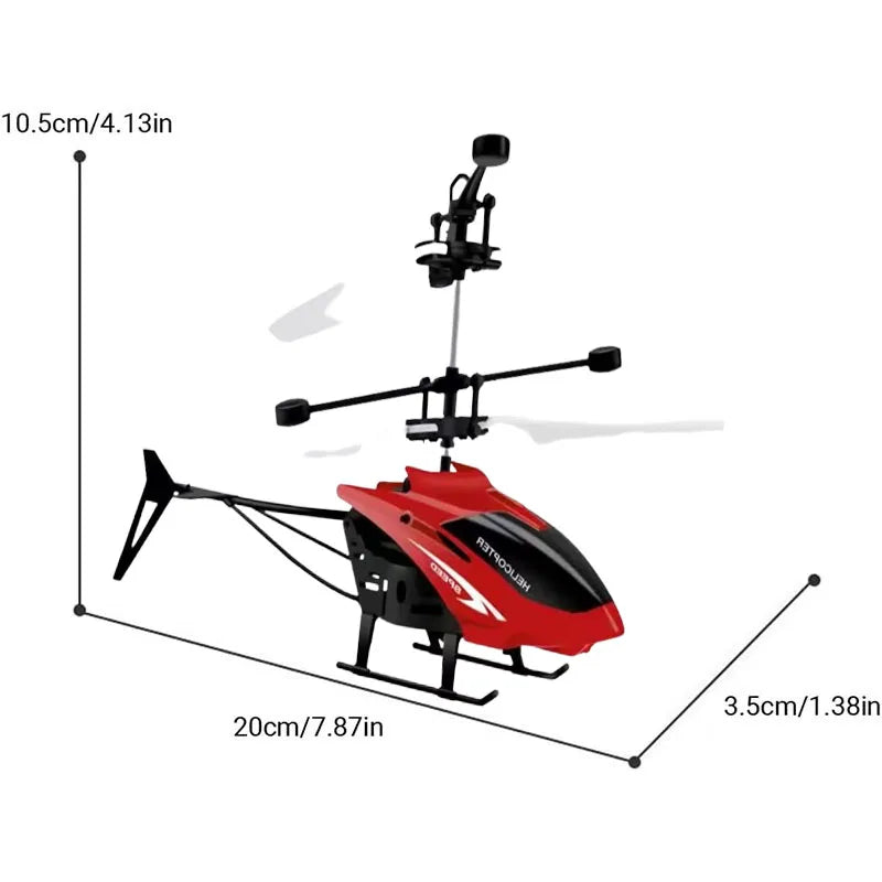 Rechargeable Mini RC Drone Safe Fall-Resistant Toy