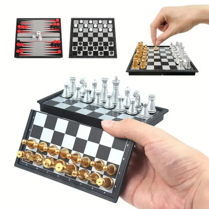 Portable Mini Magnetic Folding Chess Board Game
