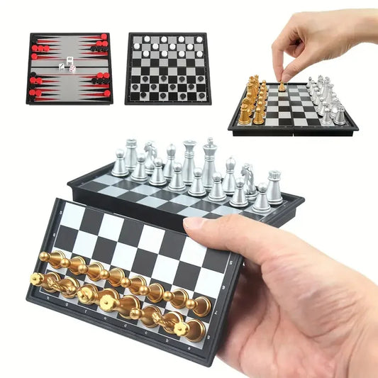 Portable Mini Magnetic Folding Chess Board Game