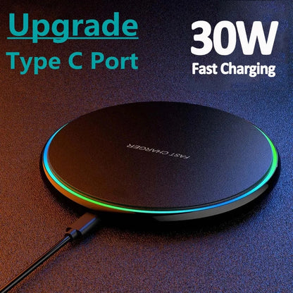 30W Wireless Charging Pad