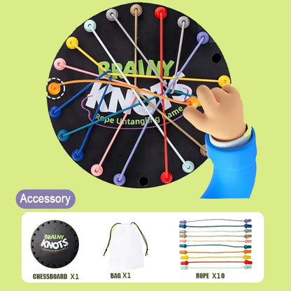 Chain Triangle Chess Rubber Band Strategy Game