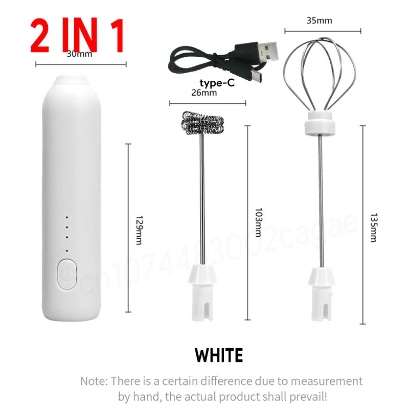 Rechargeable Handheld Milk Frother