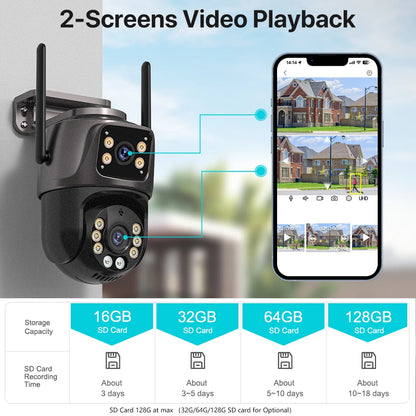 4K 8MP Wi-Fi Camera with AI Auto Tracking