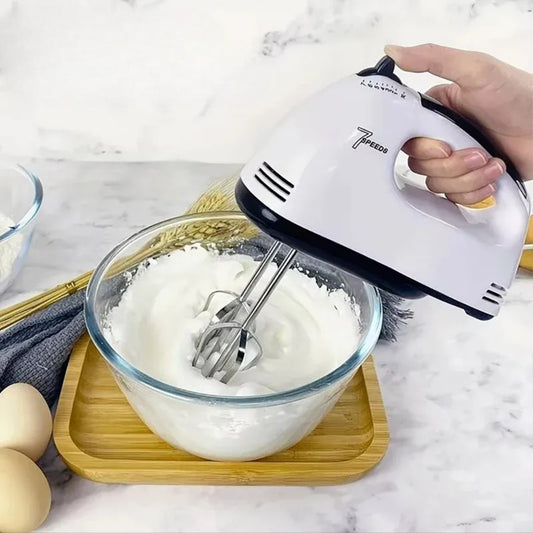 7-Speed Mini Electric Hand Mixer